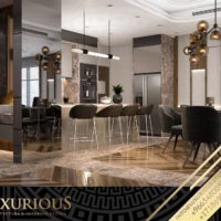 تصميم غرفة المعيشة العائلية