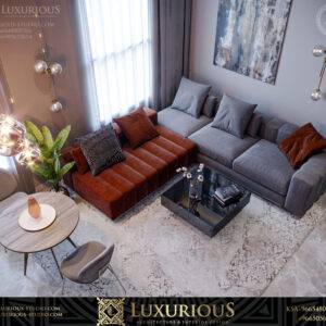 FAMILY LIVING ROOM DESIGN تصميم غرفة المعيشة