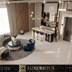 FAMILY LIVING ROOM DESIGN تصميم غرفة المعيشة