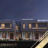 تصميم واجهات فلل معاصرة