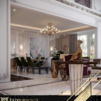 تصميم غرفة المعيشة العائلية