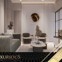 تصميم غرفة المعيشة العائلية