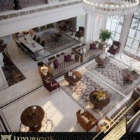 تصميم غرفة المعيشة العائلية