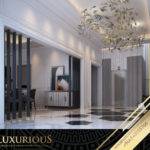 تصميم غرفة المعيشة العائلية