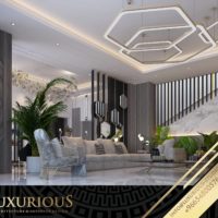 تصميم غرفة المعيشة العائلية