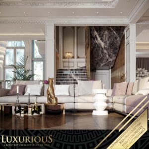 تصميم غرفة المعيشة العائلية