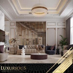 تصميم غرفة المعيشة العائلية