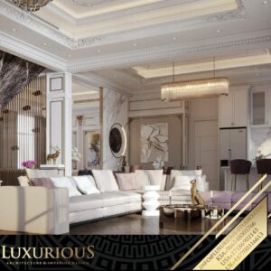 تصميم غرفة المعيشة العائلية