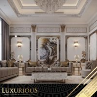 تصميم غرفة المعيشة العائلية