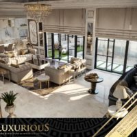 تصميم غرفة المعيشة العائلية