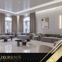 تصميم غرفة المعيشة العائلية