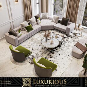 FAMILY LIVING ROOM DESIGN تصميم داخلي لغرفة المعيشة