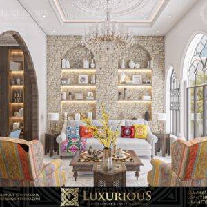FAMILY LIVING ROOM DESIGN تصميم غرفة المعيشة