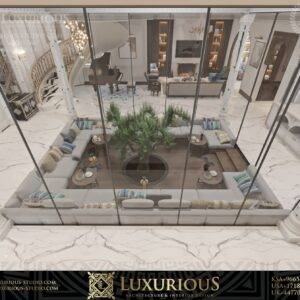 FAMILY LIVING ROOM DESIGN تصميم غرفة المعيشة