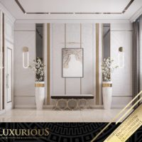 التصميم الداخلي لمدخل الفيلا