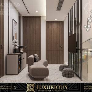 التصميم الداخلي لمدخل الفيلا