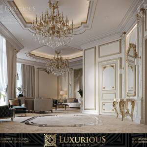 التصميم الداخلي لمدخل الفيلا