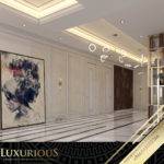 التصميم الداخلي لمدخل الفيلا