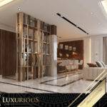 التصميم الداخلي لمدخل الفيلا