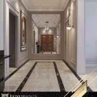 التصميم الداخلي لمدخل الفيلا