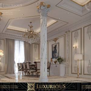 التصميم الداخلي لمدخل الفيلا