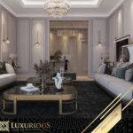 التصميم الداخلي لمدخل الفيلا