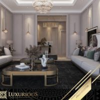 التصميم الداخلي لمدخل الفيلا