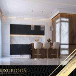 التصميم الداخلي لمدخل الفيلا