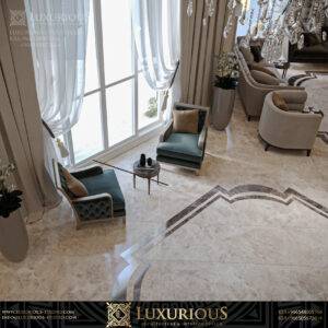 التصميم الداخلي لمدخل الفيلا