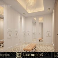 التصميم الداخلي لغرفة الملابس