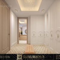 التصميم الداخلي لغرفة الملابس