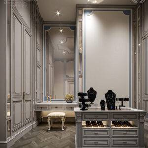 DRESSING ROOM DESIGNS تصميم غرف تبديل الملابس