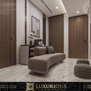 التصميم الداخلي لمدخل الفيلا