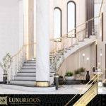 التصميم الداخلي لمدخل الفيلا