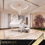 التصميم الداخلي لمدخل الفيلا