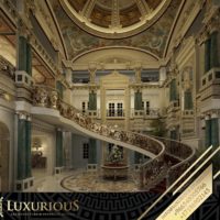 التصميم الداخلي لمدخل الفيلا