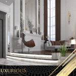 التصميم الداخلي لمدخل الفيلا