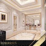 التصميم الداخلي لمدخل الفيلا