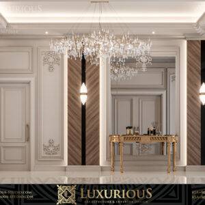 التصميم الداخلي لمدخل الفيلا