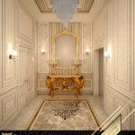 التصميم الداخلي لمدخل الفيلا