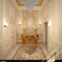 التصميم الداخلي لمدخل الفيلا