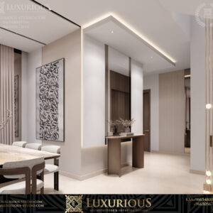 التصميم الداخلي لمدخل الفيلا