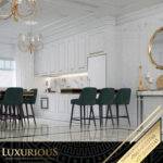 التصميم الداخلي لمدخل الفيلا