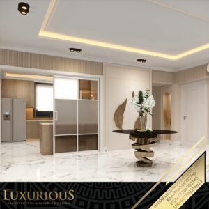 التصميم الداخلي لمدخل الفيلا