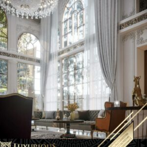 التصميم الداخلي لمدخل الفيلا