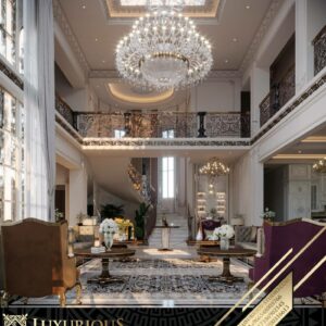 التصميم الداخلي لمدخل الفيلا