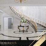 التصميم الداخلي لمدخل الفيلا