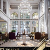 التصميم الداخلي لمدخل الفيلا