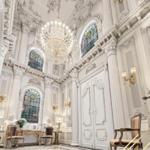 التصميم الداخلي لمدخل الفيلا