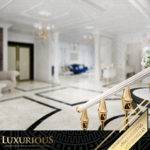 التصميم الداخلي لمدخل الفيلا